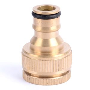 1/2" and 3/4" GHT 2-in-1 Female Brass Water Hose Fitting