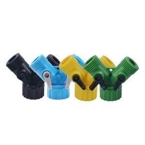 3/4" Plastic 2 Way Hose Y Splitter Valve