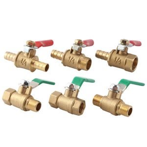 Female/Male Thread Air Water Pipe Fitting Brass Ball Valve with Switch