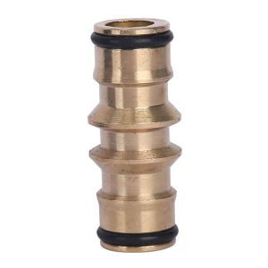 2 Way Brass Hose Quick Connector