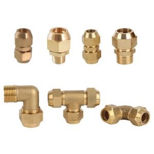 Flared Joint Pipe Fittings Tube Copper Brass Connector