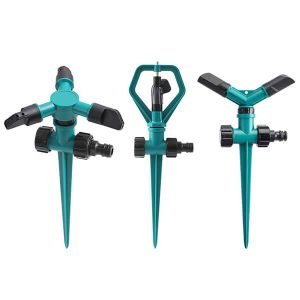 Ground Plug 360° Rotating Irrigation Water Sprinkler