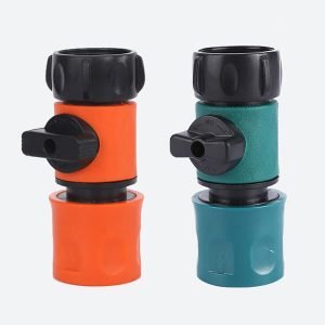 3/4" Garden Hose Quick Connector with On-Off Ball Valve