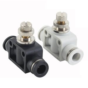 LSA Pneumatics Air Throttle Speed Control Valve Pneumatic Fittings Connector