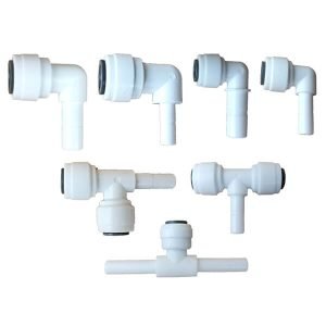 Plastic Quick Connect Fitting Water Pipe Plug Connector