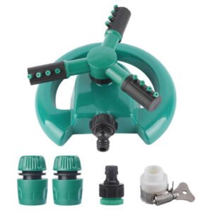 360 degree automatic rotating trident sprinkler