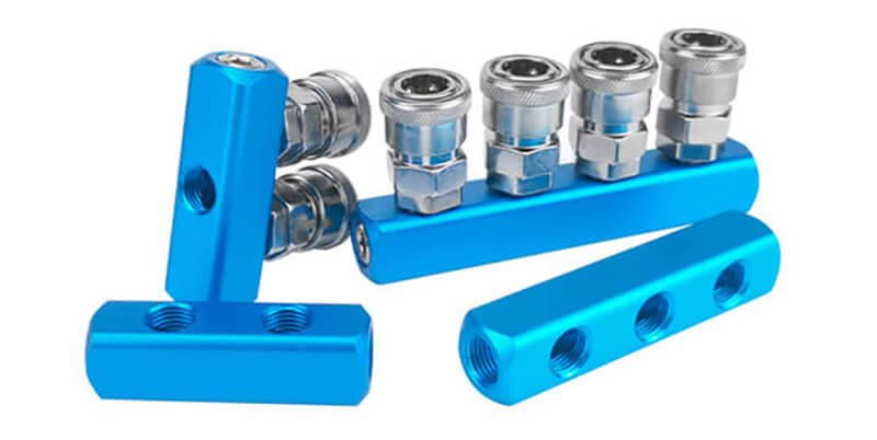 aluminum manifold block (10)