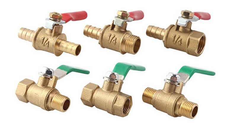 brass ball valve with switch (1)