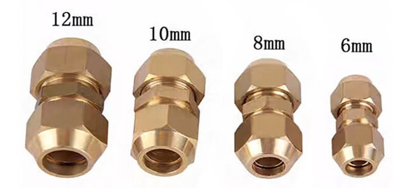 flared joint pipe brass connector (7)
