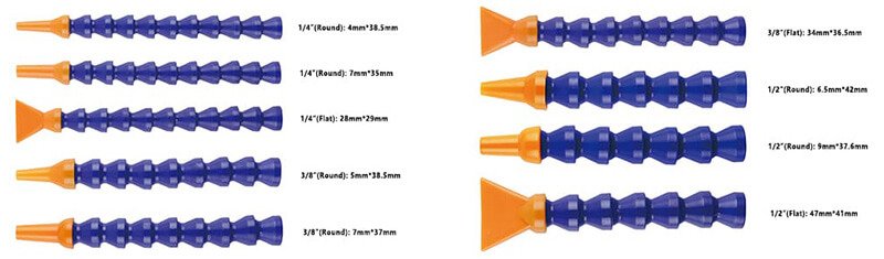 flexible coolant pipe (7)