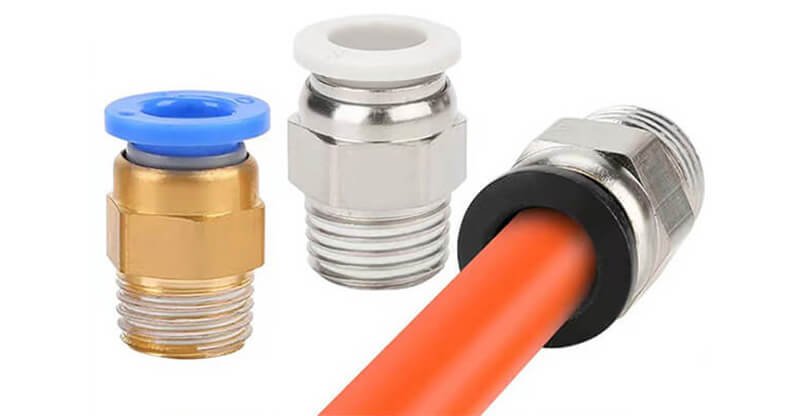 pc thread push to connect fitting quick pneumatic connector (21)