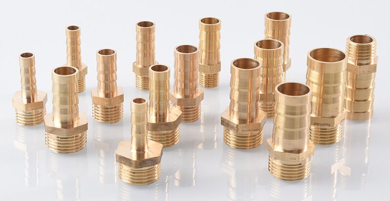 brass connectors (10)